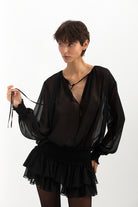 SELENE Chiffon Dress - Audrey Vallens