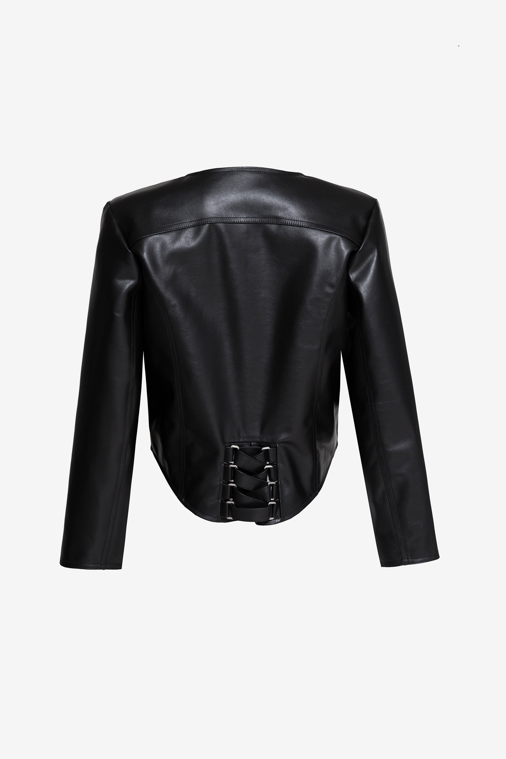 PHOENIX Leather Corset Jacket – Audrey Vallens