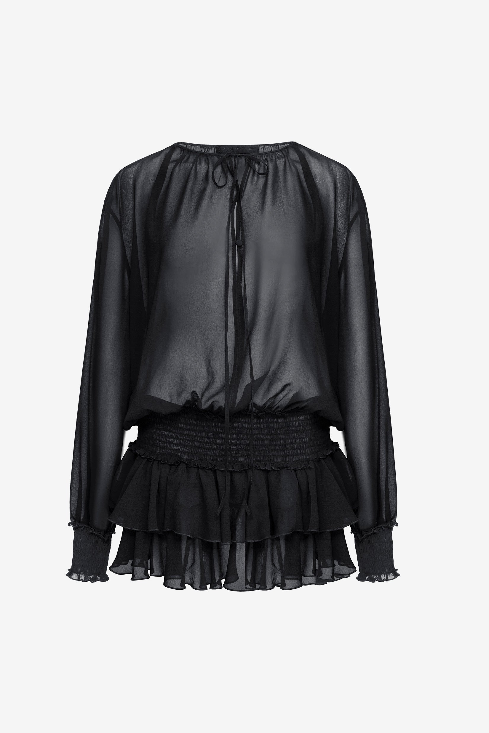 SELENE Chiffon Dress - Audrey Vallens