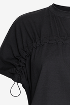 All-gen Gathered Detail Crop Tee - Audrey Vallens