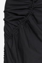 All-gen Gathered Seam Cotton Silk Skirt - Audrey Vallens