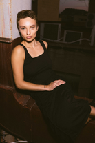 All-gen Cotton Silk Tank Top Dress - Audrey Vallens