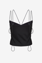 All-gen Gathered Seam Cotton Bustier - Audrey Vallens