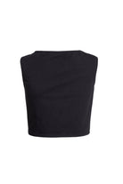 All-gen Gathered Seam Cotton Silk Vest - Audrey Vallens