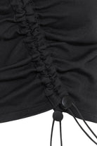 All-gen Gathered Seam Cotton Silk Vest - Audrey Vallens