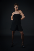 VENUS Boiled Wool Dress - Audrey Vallens