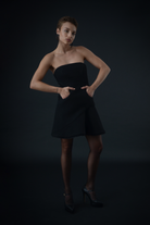 VENUS Boiled Wool Dress - Audrey Vallens