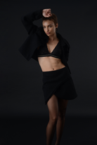 VENUS Boiled Wool Skirt - Audrey Vallens