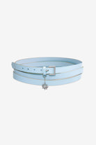 AV TRIPLE WAISTED LEATHER BELT LOTUS CHARM - Audrey Vallens