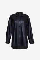 Phoenix N.1 Oversize Leather Shirt - Audrey Vallens