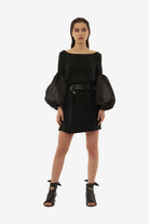 INNOCENCE Silk Shift Dress - Audrey Vallens